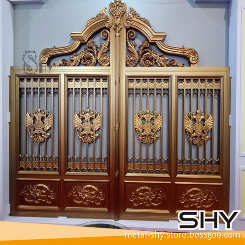 cheap morden cast aluminum indian house latest main gate designs